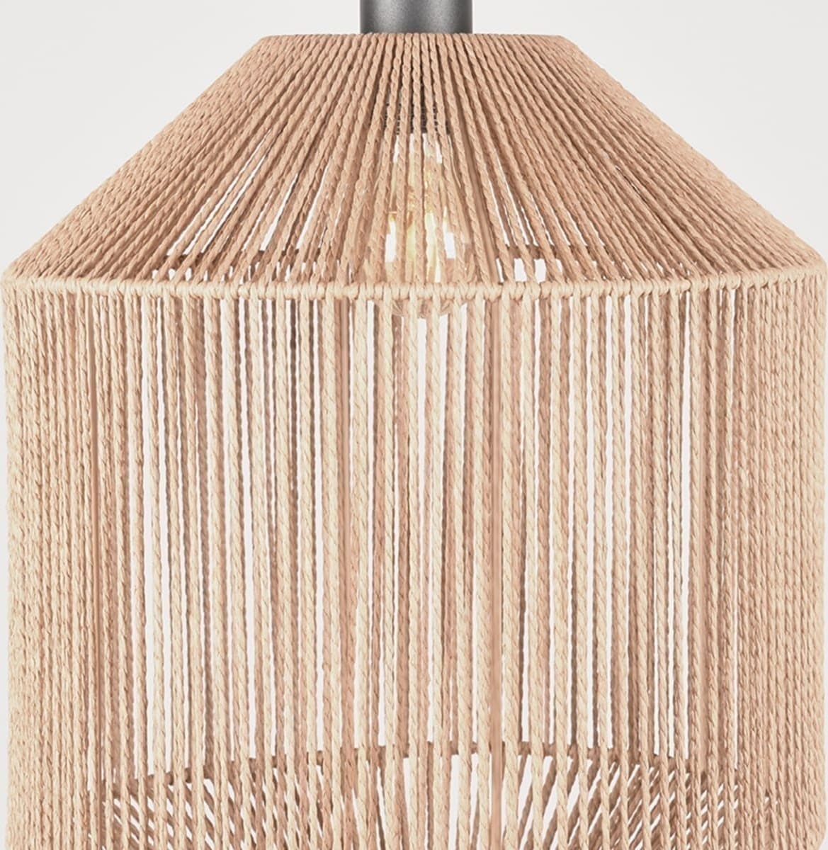 LABEL51 Hanglamp Ibiza - Naturel - Jute - 1-Lichts Cilinder Naturel Hanglamp