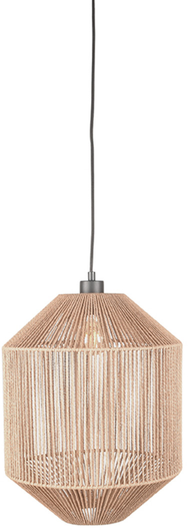 LABEL51 Hanglamp Ibiza - Naturel - Jute - 1-Lichts Cilinder Naturel Hanglamp