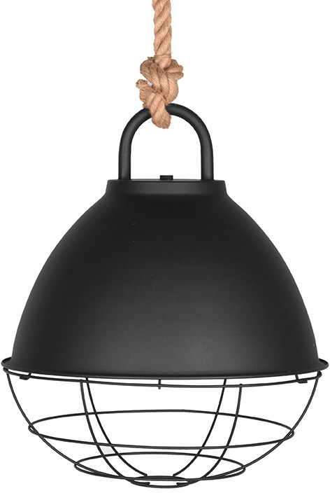 LABEL51 Hanglamp Korf - Zwart - Metaal - L Zwart Hanglamp