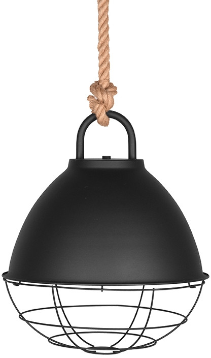 LABEL51 Hanglamp Korf - Zwart - Metaal - M Zwart Hanglamp
