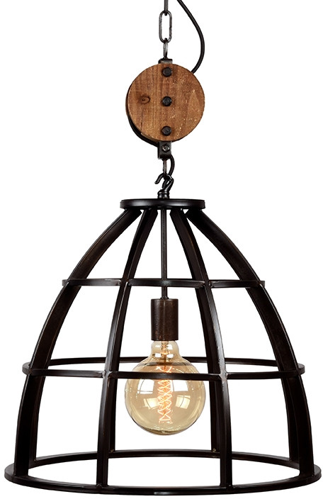 LABEL51 Hanglamp Lift - Zwart - Metaal Zwart Hanglamp