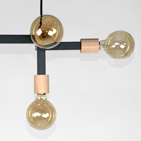 LABEL51 Hanglamp Loco - Zwart - Metaal Zwart Hanglamp