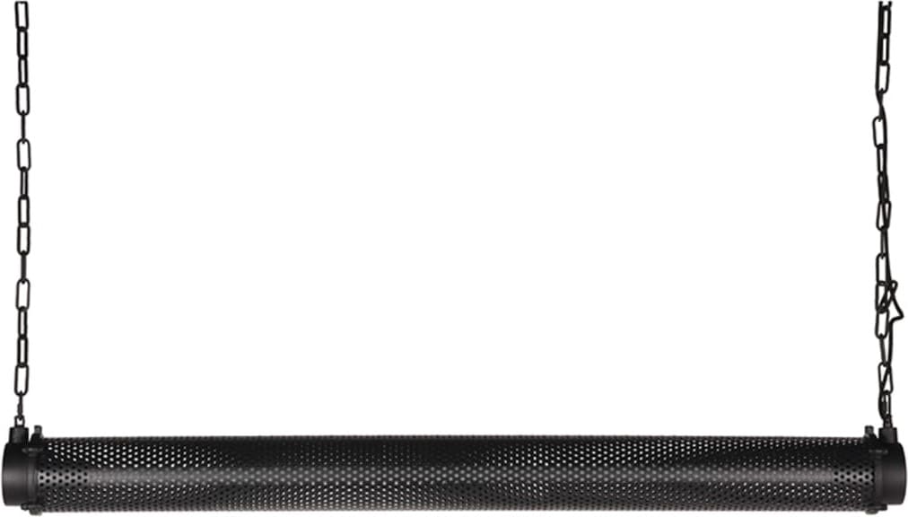 LABEL51 Hanglamp Tube - Zwart - Metaal Zwart Hanglamp