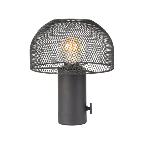 LABEL51 Tafellamp Fungo - Zwart - Metaal Zwart Tafellamp