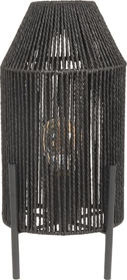 LABEL51 Tafellamp Ibiza - Zwart - Jute Zwart Tafellamp