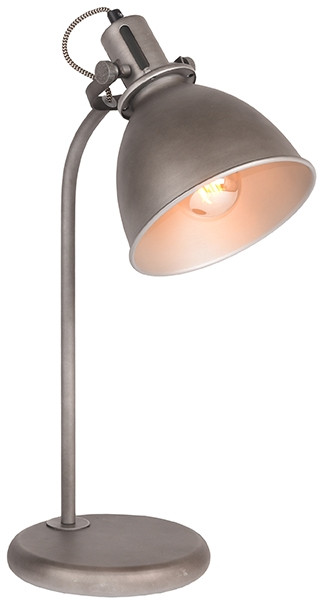 LABEL51 Tafellamp Spot - Burned Steel - Metaal Zilver|bruin Tafellamp