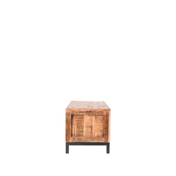 LABEL51 Tv-meubel Ghent - Rough - Mangohout - 120 cm Naturel Tv-meubel|Tv-dressoir
