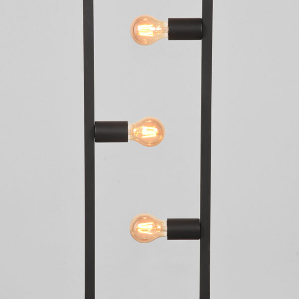 LABEL51 Vloerlamp Quadrato - Zwart - Metaal Zwart Vloerlamp