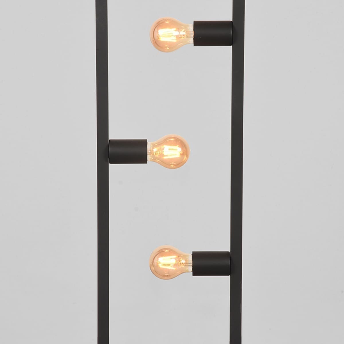 LABEL51 Vloerlamp Quadrato - Zwart - Metaal Zwart Vloerlamp