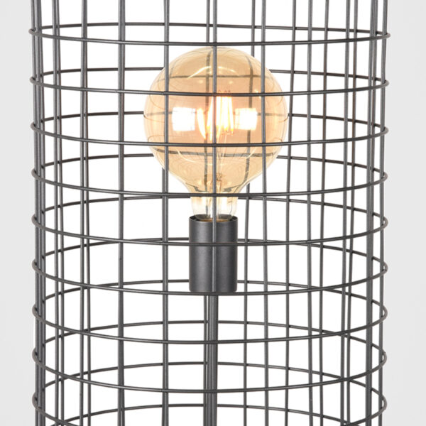 LABEL51 Vloerlamp Solido - Zwart - Metaal Zwart Vloerlamp