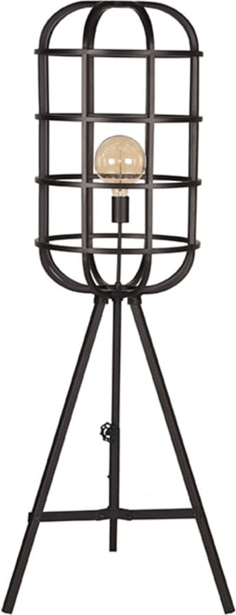 LABEL51 Vloerlamp Twine - Zwart - Metaal Zwart Vloerlamp