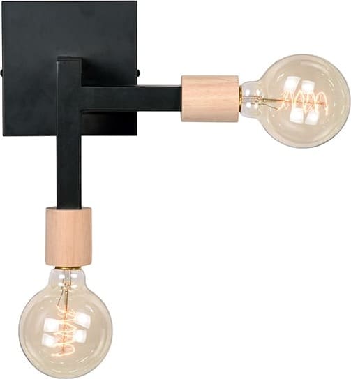 LABEL51 Wandlamp Loco - Zwart - Metaal Zwart Wandlamp
