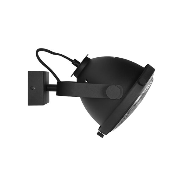LABEL51 Wandlamp Tuk-Tuk - Zwart - Metaal Zwart Wandlamp