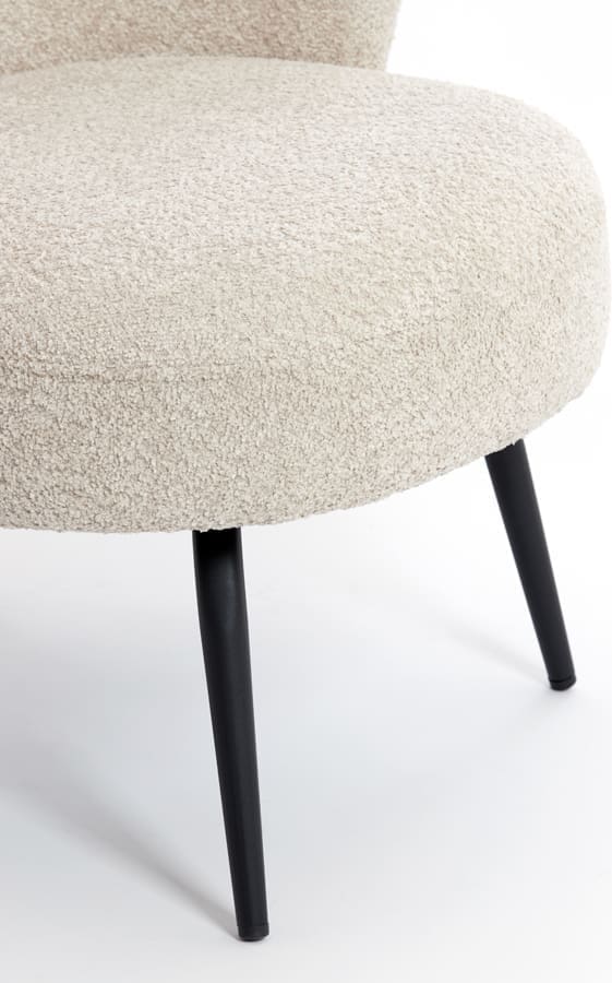 Stoel Dieyda - Beige-zwart Light & Living Eetkamerstoel 6787061