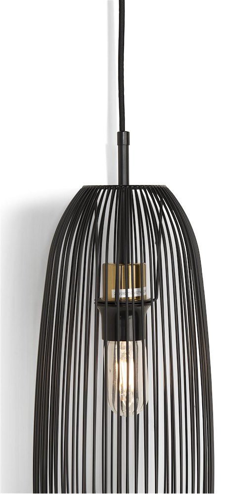 COCO maison Boaz hanglamp 3*E27 Zwart Lamp