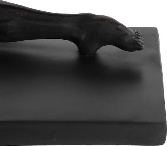 COCO maison Stretching beeld H19cm Zwart Woonaccessoire