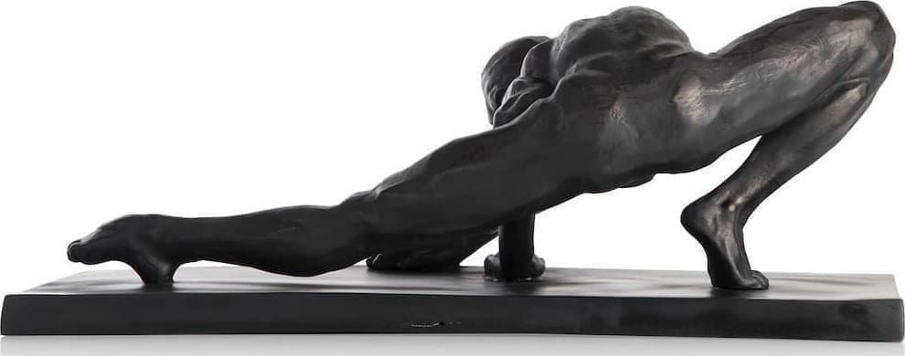 COCO maison Stretching beeld H19cm Zwart Woonaccessoire