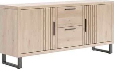 Henders & Hazel Pavie dressoir 175 cm. - 2-deuren + 2-laden - natural Naturel Dressoir