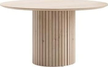 Henders & Hazel Pavie eetkamertafel - rond - 140 cm. (houten poot) - natural Naturel Eettafel