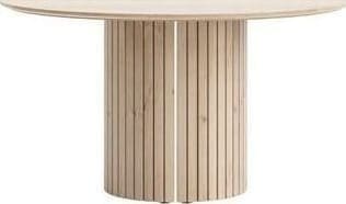Henders & Hazel Pavie eetkamertafel - rond - 140 cm. (houten poot) - natural Naturel Eettafel