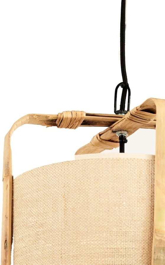 Hanglamp Sendai - Zand+bamboe Naturel Light & Living Hanglamp 2973182