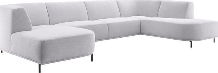 Pronto Wonen Hoekbank Pantini lichtgrijs Grijs Bank