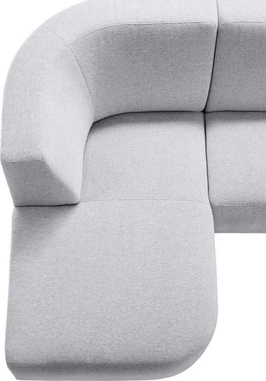 Pronto Wonen Hoekbank Pantini lichtgrijs Grijs Bank
