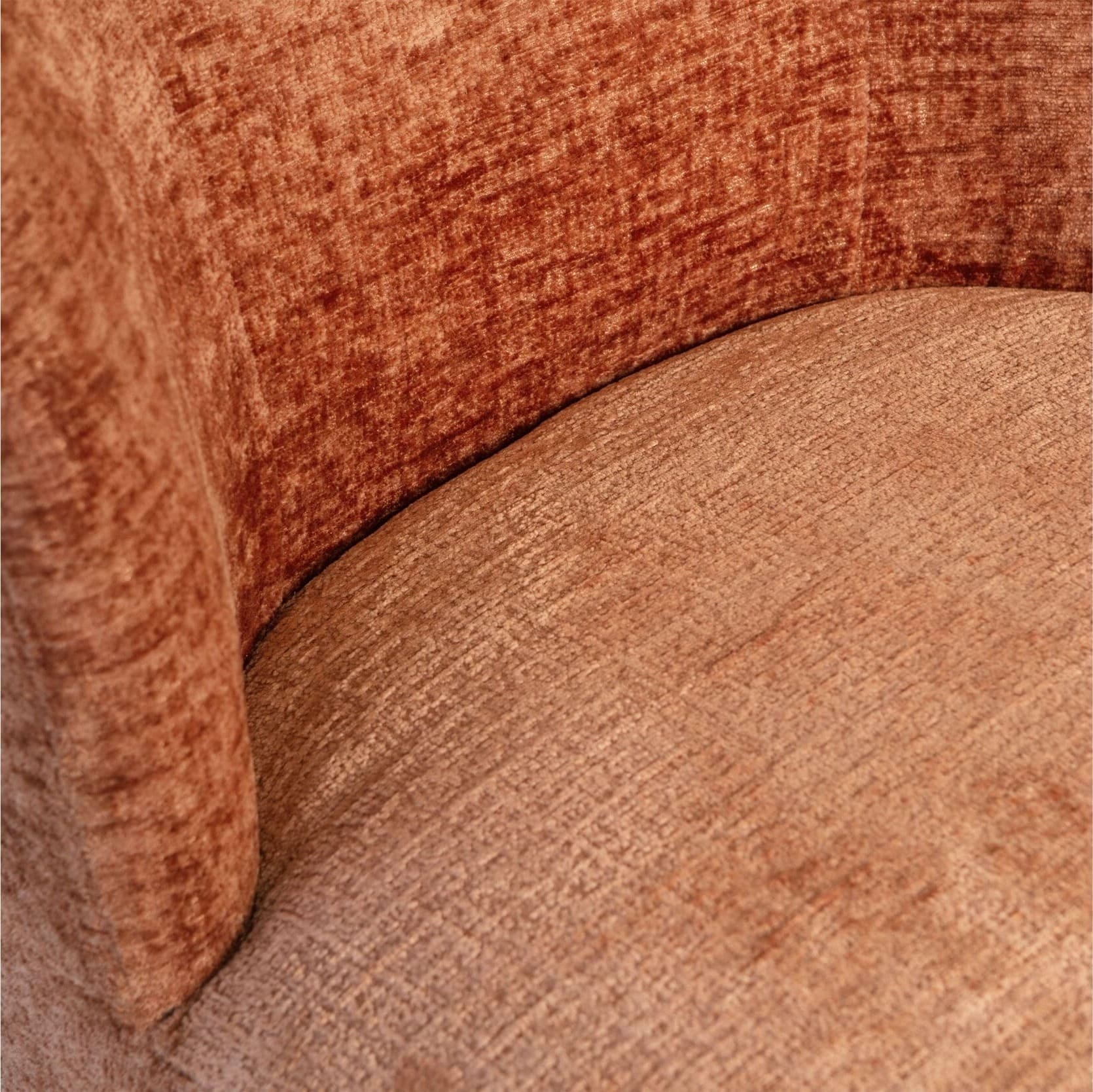 WOOOD Atty Draaifauteuil Blossom Oranje|Cognac Draaifauteuil