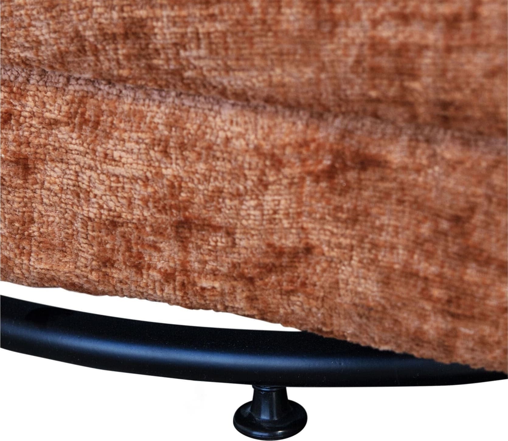 WOOOD Atty Draaifauteuil Blossom Oranje|Cognac Draaifauteuil