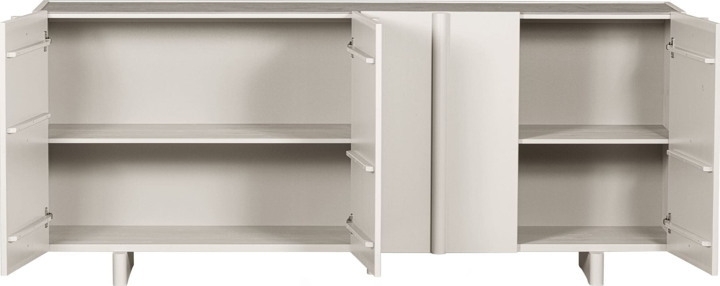 WOOOD Exclusive Basu Dressoir Grenen Dust Paars Dressoir|Kast