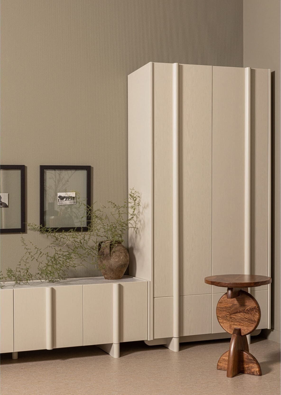 WOOOD Exclusive Basu Tv Meubel Grenen Dust Paars Tv-meubel|Tv-dressoir