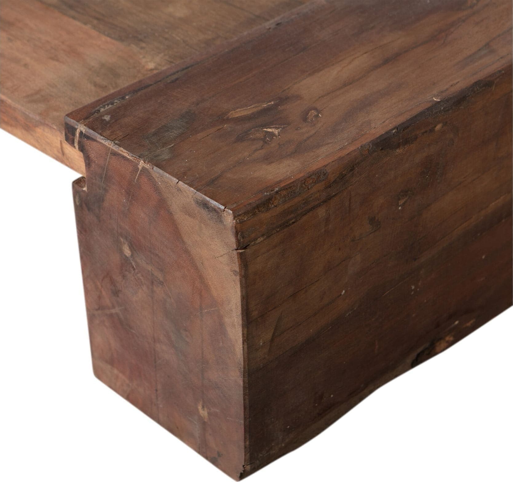 WOOOD Exclusive Cuno Salontafel Laag Hout Donkerbruin Bruin Salontafel