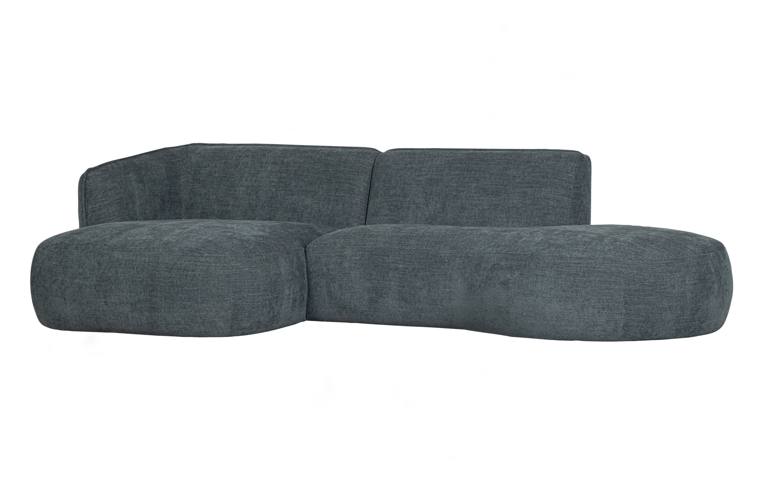 WOOOD Exclusive Polly Chaise Longue Links Blauw/groen Blauw Bank