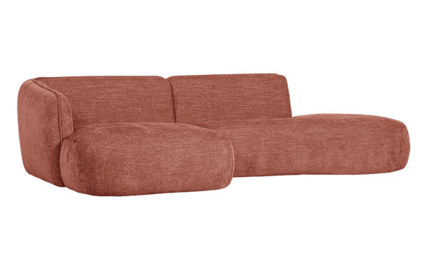 WOOOD Exclusive Polly Chaise Longue Links Roze Blauw Bank
