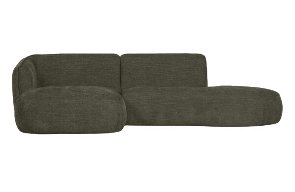 WOOOD Exclusive Polly Chaise Longue Links Warm Groen Groen Bank