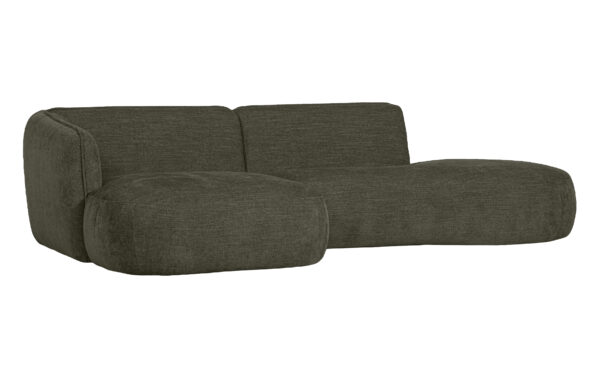 WOOOD Exclusive Polly Chaise Longue Links Warm Groen Groen Bank