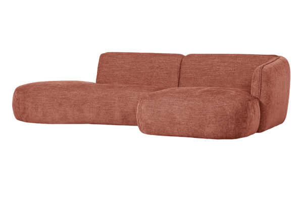 WOOOD Exclusive Polly Chaise Longue Rechts Roze Blauw Bank