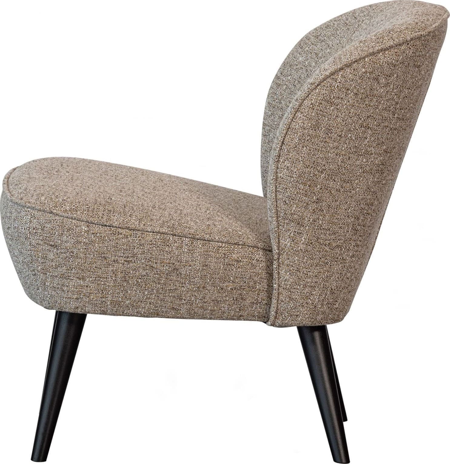 WOOOD Sara Fauteuil Geweven Stof Naturel Melange Naturel Fauteuil