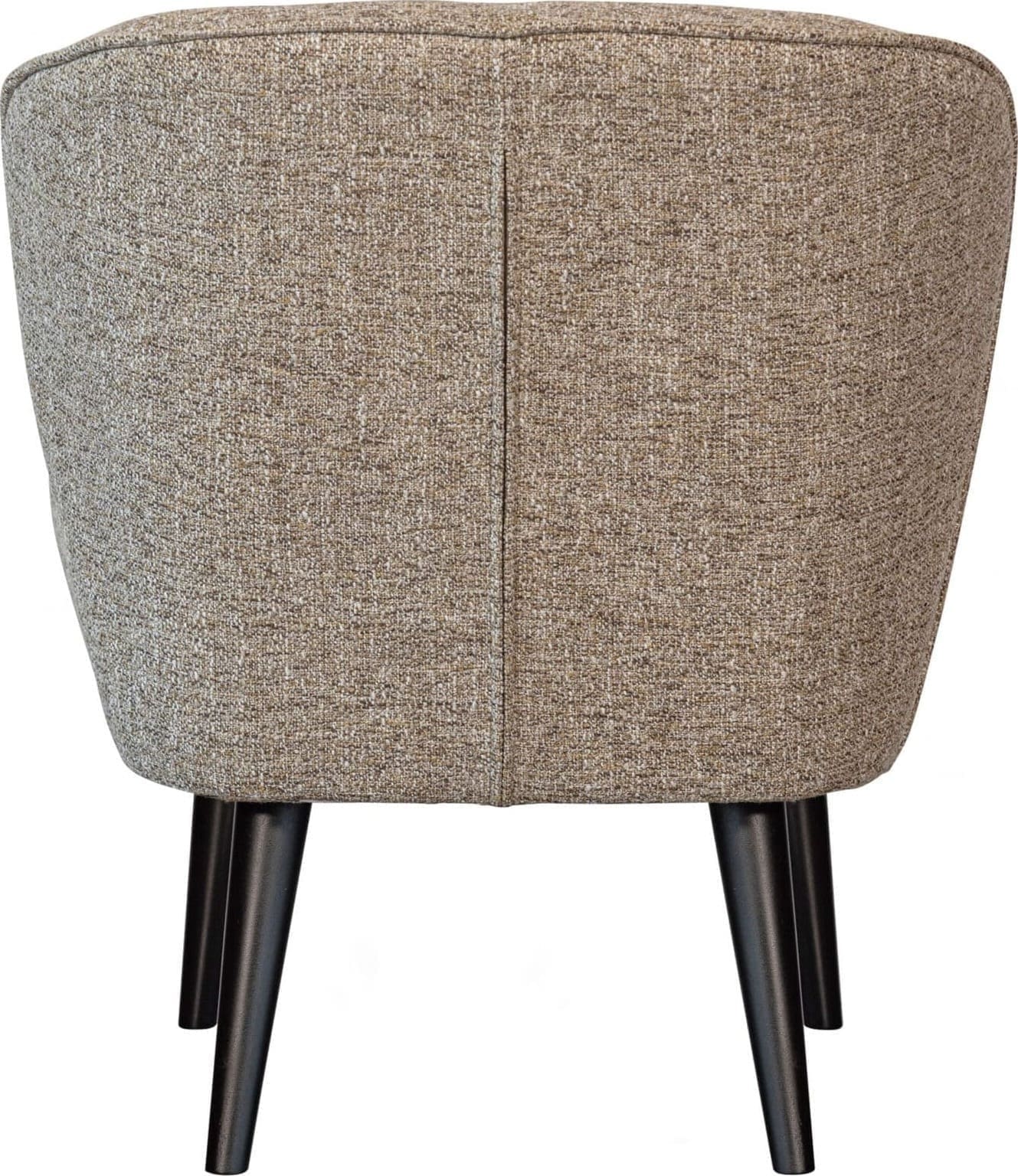 WOOOD Sara Fauteuil Geweven Stof Naturel Melange Naturel Fauteuil