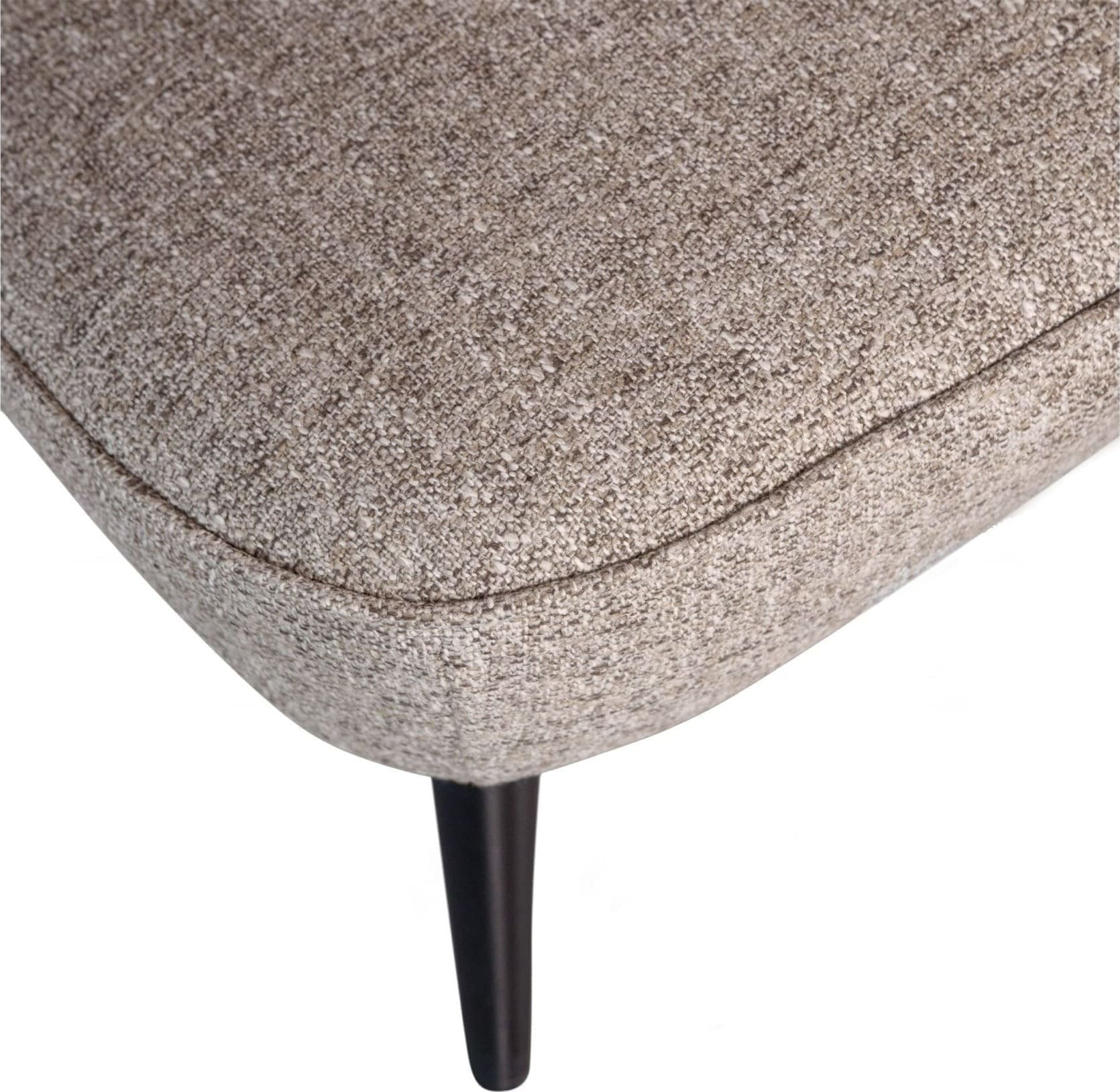 WOOOD Sara Fauteuil Geweven Stof Naturel Melange Naturel Fauteuil