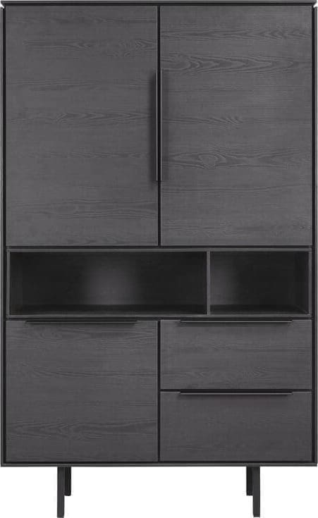 Pronto Wonen Opbergkast Nero (150 cm) noir decor Zwart Opbergkast