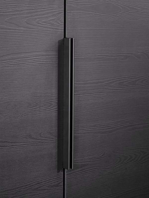 Pronto Wonen Opbergkast Nero (190 cm) noir decor Zwart Opbergkast