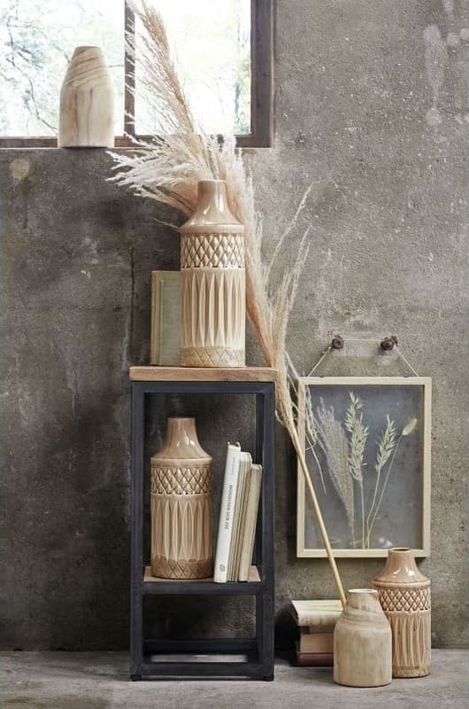 Pronto Wonen Plantentafel Mesola mango natural Bruin|Naturel Woonaccessoire