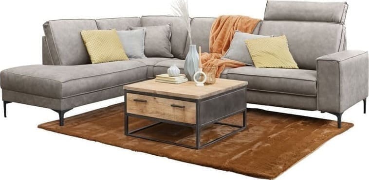 Pronto Wonen Salontafel Mesola (75 Cm) mango natural Bruin|Naturel Salontafel