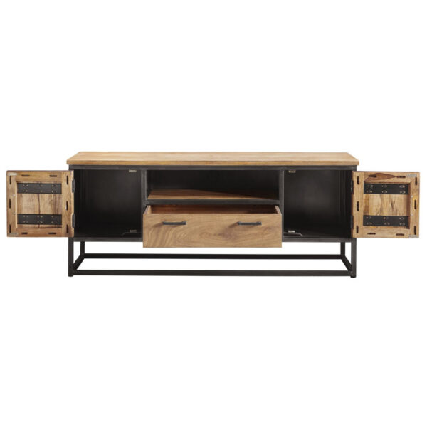 Pronto Wonen TV-meubel Mesola (150 Cm) mango natural Bruin|Naturel Tv-meubel|Tv-dressoir