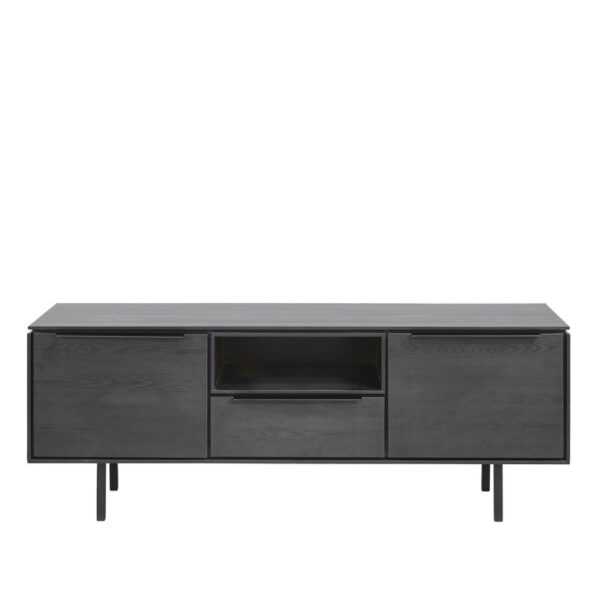 Pronto Wonen TV-meubel Nero (136 cm) noir decor Zwart Tv-meubel|Tv-dressoir