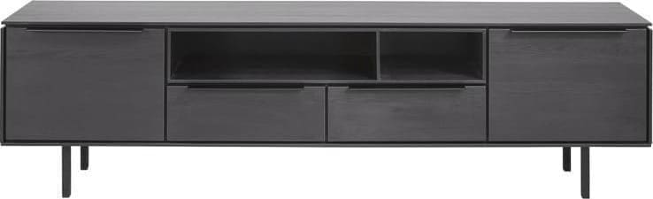 Pronto Wonen TV-meubel Nero (180 cm) noir decor Zwart Tv-meubel|Tv-dressoir