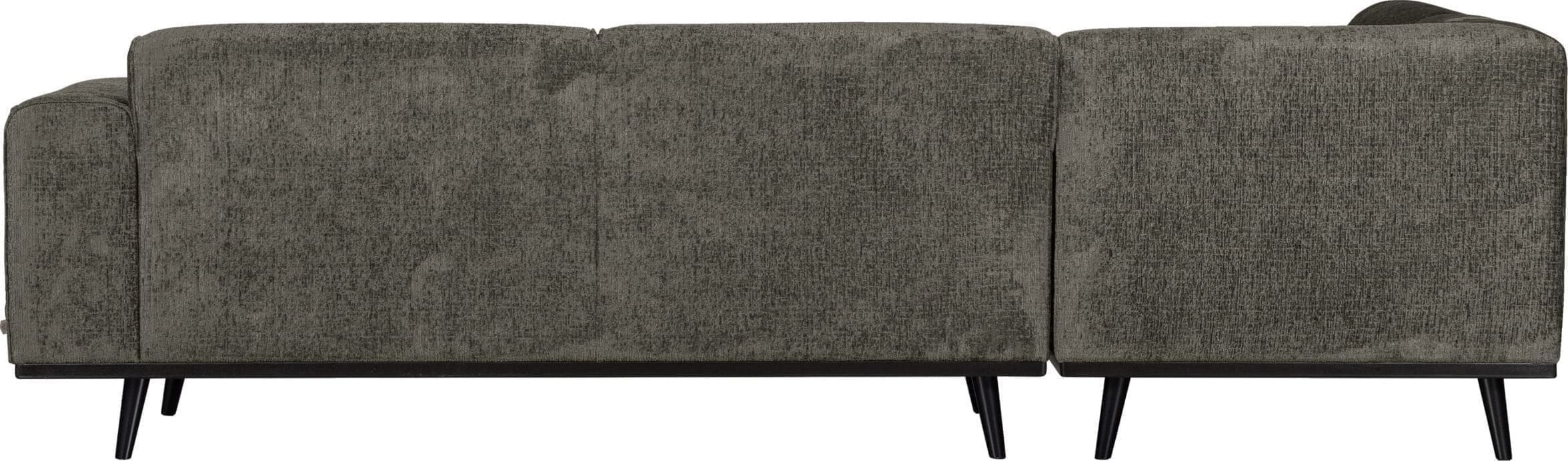 BePureHome Statement Hoekbank Links Structure Velvet Frost Blauw Hoekbank