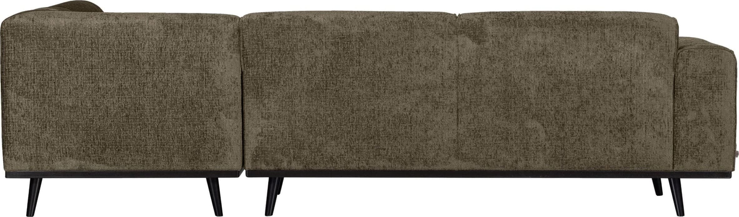 BePureHome Statement Hoekbank Rechts Structure Velvet Bonsai Bonsai Hoekbank