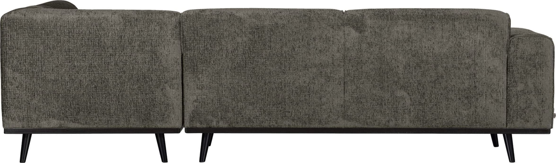 BePureHome Statement Hoekbank Rechts Structure Velvet Frost Blauw Hoekbank